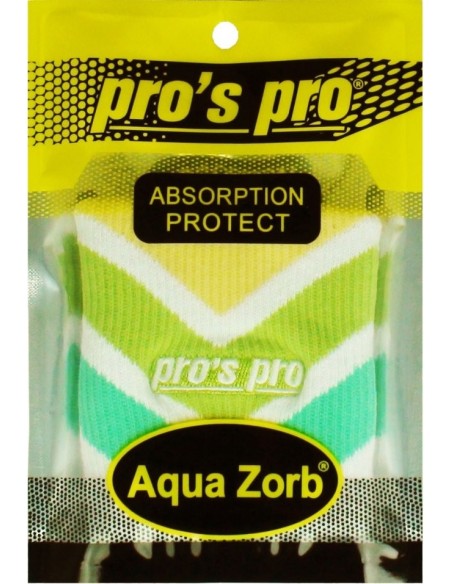 Muñequera pros pro amarilla y verde