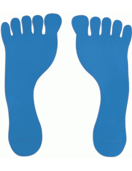 Marcadores desplazamientos azul